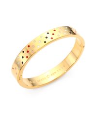 kate spade new york | Metallic Idioms On The Dot Bangle Bracelet | Lyst