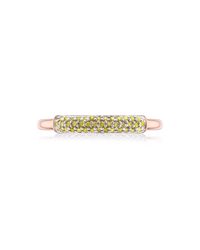 Monica Vinader | Yellow Stellar Diamond Stacking Ring | Lyst