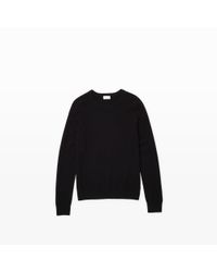 Club Monaco | Black Merino Crewneck Sweater for Men | Lyst