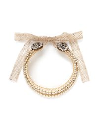 Erickson Beamon | Metallic 'stratosphere' Pearl Crystal Collar Necklace | Lyst