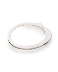 Helmut Lang | Gray Mens Handcuff Bracelet for Men | Lyst