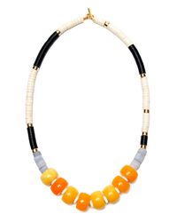 Lizzie Fortunato | Orange Last Horizon Necklace | Lyst