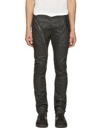 Rick Owens DRKSHDW Black Coated Aircut Jeans for Men - Lyst