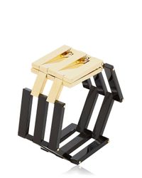 Uncommon Matters | Metallic Structured Cuff Bracelet | Lyst