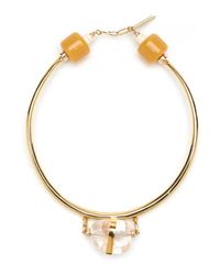 Lizzie Fortunato | Metallic Golden Rule Necklace | Lyst