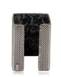 Bisou Bijoux | Black Big Square Cuff Bracelet | Lyst