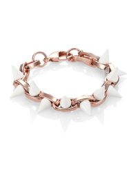 Joomi Lim | Pink Double-Row Spike Chain Bracelet | Lyst
