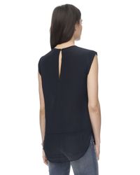Rebecca Taylor | Black Charlie Top | Lyst