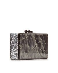 Edie Parker | Black Minnie Ribbon Clutch | Lyst