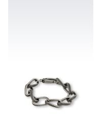 Emporio Armani | Metallic Bracelet for Men | Lyst