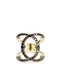 Sylva & Cie | Black Coco Ring | Lyst