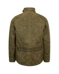 Barbour Devonport Beeswax Coated Jacket in Green for Men - Lyst