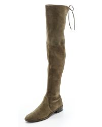 stuart weitzman green boots