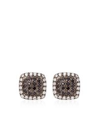 Dana Rebecca | Emily Sarah Square Earrings in Black Diamond | Lyst