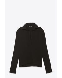 Helmut Lang | Black Henley | Lyst