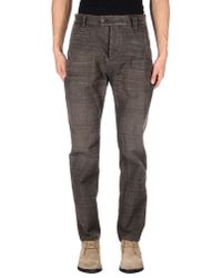 Takeshy Kurosawa Brown Denim Trousers for men