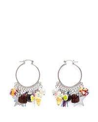 Venessa Arizaga | Multicolor 'just Desserts' Hoop Earrings | Lyst