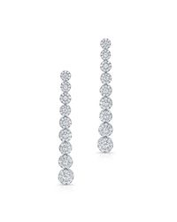 Anne Sisteron - Multicolor 18kt White Gold Diamond Divine Earrings - Lyst