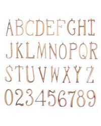 Lulu Frost | Metallic Plaza Letter + Number Custom Necklace | Lyst