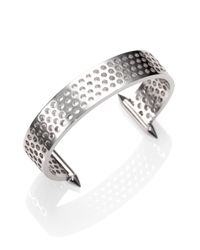 Eddie Borgo | Metallic Aerator Open Cuff Bracelet | Lyst