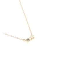 Lulu Frost | Metallic 'bff' 14k Yellow Gold Necklace | Lyst