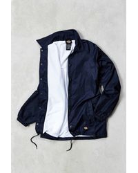 nylon coaches jacket flannel lined