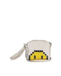 Anya Hindmarch - Metallic 'smiley' Crossbody Bag - Lyst