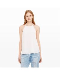 Club Monaco | White Albin Silk Camisole | Lyst