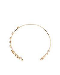 Ryan Storer | Metallic Rose Gold Plated Swarovski Crystal Neck Cuff | Lyst