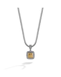 John Hardy | Metallic Classic Chain Hammered Enhancer | Lyst
