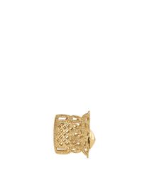 Ela Stone | Metallic 'bucci' Pyramid Stud Brass Lace Ring | Lyst