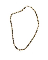 Duchess Of Malfi - Black Lip Shell Necklace With Skull - Lyst