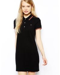 black polo dress women's