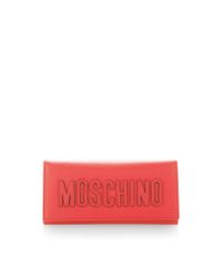 Moschino | Fold Wallet In Red | Lyst