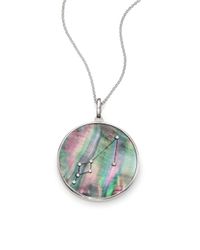Ippolita | Metallic Pisces Constellation Diamond, Black Shell & Sterling Silver Charm | Lyst