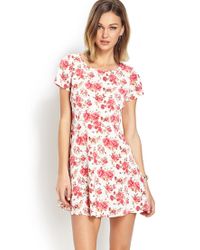 Forever 21 Darling Cutout Floral Dress ...