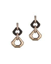 Lulu Frost - Black Narcissus Drop Earring - Lyst