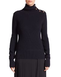 button up turtleneck