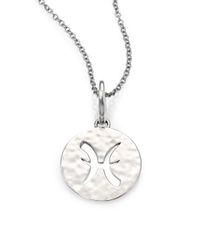 Ippolita | Metallic Sterling Silver Hammered Zodiac Charm | Lyst