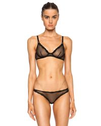 bra sheer mal du fleur tulle bras