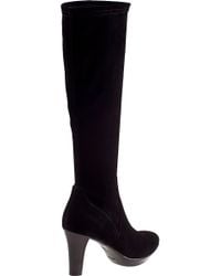 Aquatalia | Rhumba Tall Boot Black Suede | Lyst