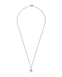 Iam By Ileana Makri | Metallic Lucky Eye Pendant | Lyst