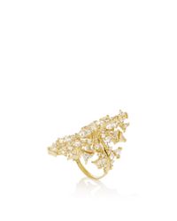 Fernando Jorge | Metallic Gold, Diamonds And Topaz Fusion Cross Ring | Lyst