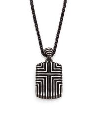 John Hardy | Metallic Bedeg Sterling Silver Pendant Necklace for Men | Lyst