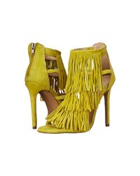 Steve Madden Yellow Fringly