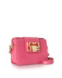 Vivienne Westwood - Pink Fuschia Small Opio Saffiano Leather Crossbody Bag - Lyst