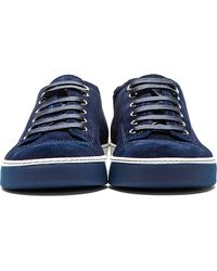 lanvin sneakers navy
