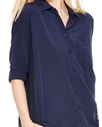 navy collared shirt womens