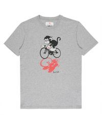 Paul Smith | Gray Year Of The Monkey T-Shirt for Men | Lyst