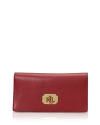 Ralph Lauren | Red Lauren Wallet - Whitby Slim | Lyst